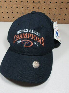 Vintage Headmaster INC men Arizona Diamondbacks 2001 WS Champs strapback hat NWT